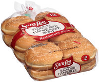 Sara Lee® Restaurant Style Gourmet Sesame Seed Hamburger Buns 12 ct Bag