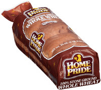 Home Pride® 100% Stone Ground Wheat Bread 20 oz. Loaf