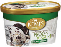 Kemps Cookies & Cream Frozen Yogurt 1.5 Qt Carton