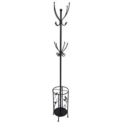 Fox Hill Trading Bird Theme Coat Rack and Umbrella Holder