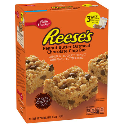 Betty Crocker™ REESE'S™ Peanut Butter Oatmeal Chocolate Chip Bar Mix