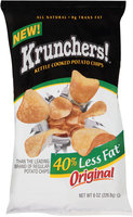 Krunchers!® Less Fat Original Kettle Cooked Potato Chips 8 oz. Bag
