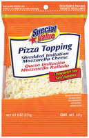 Special Value Shredded Imitation Mozzarella Pizza Topping 8 Oz Peg