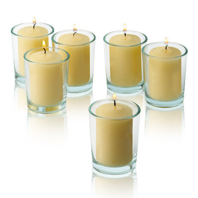 Light In The Dark Unscented Votive Candles (Set of 36) Color: Ivory