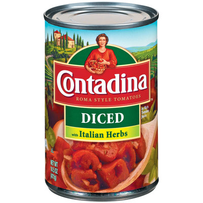 Contadina Diced with Italian Herbs Tomatoes 14.5 oz. Can