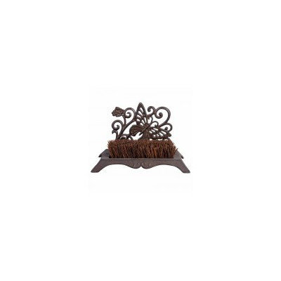 Esschertdesign Miscellaneous Butterfly Design Cast Iron Boot Brush