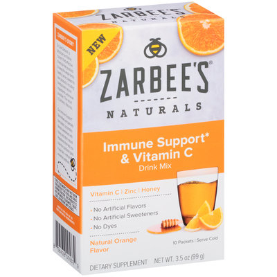 Zarbee's® Naturals Immune Support & Vitamin C Drink Mix 10 ct Box