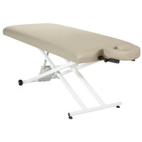 Customcraftworks Elegance Pro Electric Lift Table with Face Rest Base and Pillow Color: Purple