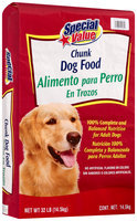 Special Value® Chunk Dog Food 32 lb. Bag