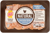 Oscar Mayer Natural Applewood Smoked Uncured Ham Cold Cuts 14 oz. Tray