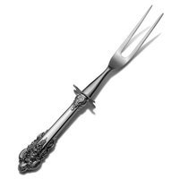 Wallace Grande Baroque Steak Carving Fork with Hollow Handle