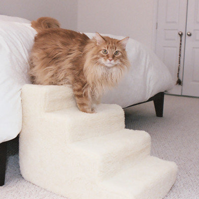 Pet Stairz Foam Pet Stairs - Size: 4 Step