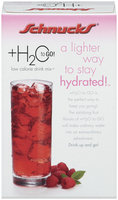 Schnucks +H20 to Go! Raspberry Ice Low Calorie 0.06 Oz Packets Drink Mix 10 Ct Box