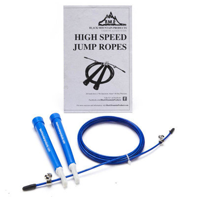 Black Mountain Products Cable Speed Jump Rope Color: Blue