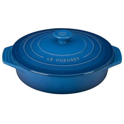 Le Creuset Stoneware 2.1-Qt. Covered Round Casserole Color: Marseille