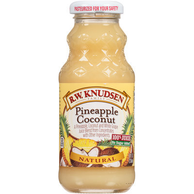 R.W. Knudsen Family® Natural Pineapple Coconut 100% Juice 8 fl. oz. Bottle