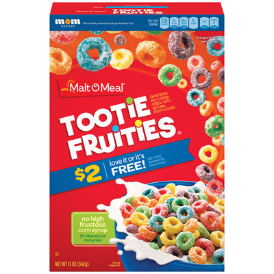 Malt-O-Meal® Tootie Fruities® Cereal 13 oz. Box