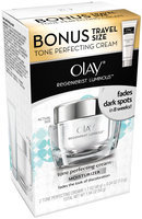 Olay Regenerist Luminous Tone Perfecting Cream Moisturizer with Travel Size Tone Perfecting Cream Moisturizer Set