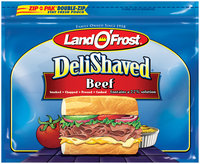 Land O' Frost Deli Shaved Beef 7.5 oz Zip Pak