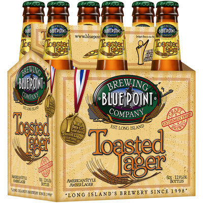 Blue Point Brewing Company Toasted Lager Beer 6-12 fl. oz. Bottles