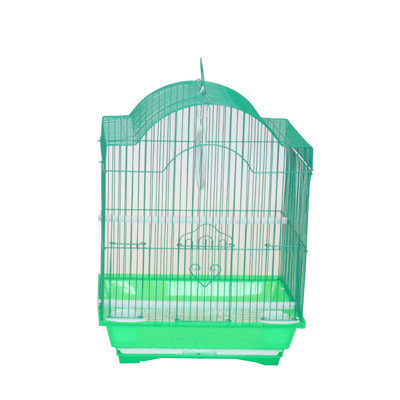 Yml Cornerless Round Top Shape Bird Cage Color: Green