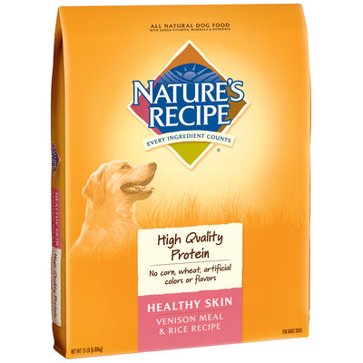Nature's Recipe® Healthy Skin Venison Meal & Rice Recipe Dog Food 15 lb. Bag