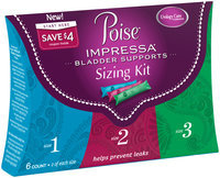 Poise® Impressa™ Bladder Supports Starter Kit 6 ct Pack
