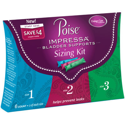 Poise® Impressa™ Bladder Supports Starter Kit 6 ct Pack