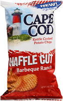Cape Cod® Waffle Cut Barbeque Ranch Kettle Cooked Potato Chips 7 oz. Bag