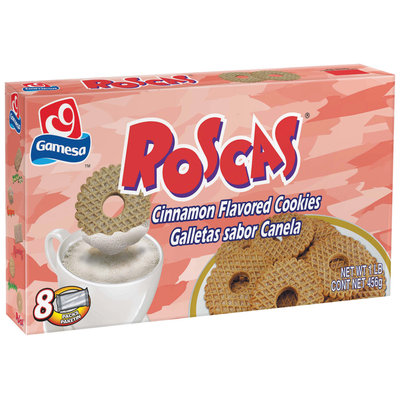 Gamesa Roscas Cinnamon Flavored Cookies 16 Oz Box