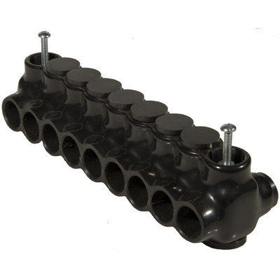 Morris Products 24-Amp 600-Volt Black Connector 97857