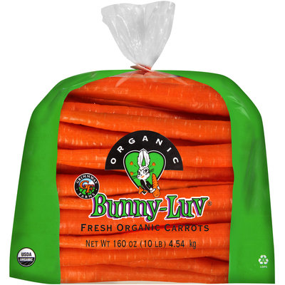 Grimmway Farms® Bunny-Luv® Fresh Organic Carrots 160 oz. Bag