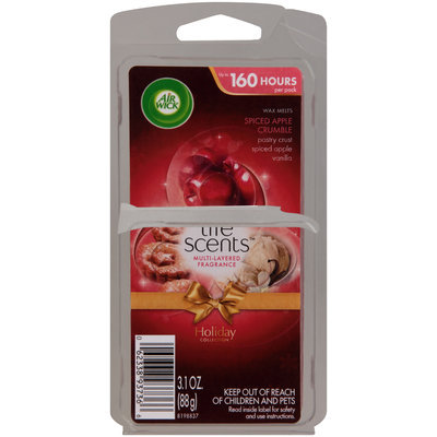Air Wick® Life Scents™ Holiday Collection Spiced Apple Crumble Wax Melts 3.1 oz. Clamshell