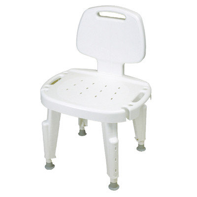 Ableware Adjustable Shower Seat - with Arms & Back