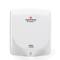World Dryer VERDEdri 110-240V Hand Dryer Aluminum White Finish: Aluminum, White