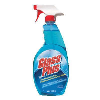 Glass Plus Glass Cleaner Floral Scent Liquid Bottle