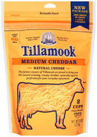 Tillamook® Finely Shredded Medium Cheddar Cheese 8 oz. Pouch