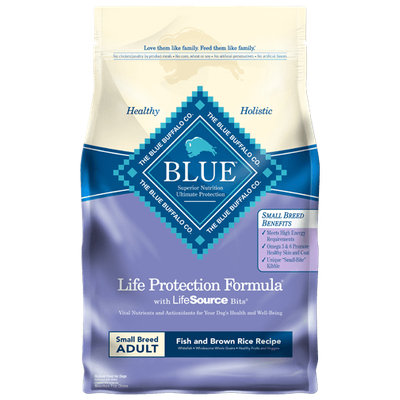 THE BLUE BUFFALO CO. BLUE™ Life Protection Formula® Fish and Brown Rice Recipe For Small Breed Adult Dogs