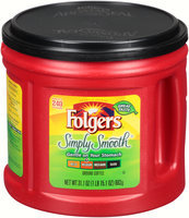 Folgers® Simply Smooth® Medium Ground Coffee 31.1 oz. Canister