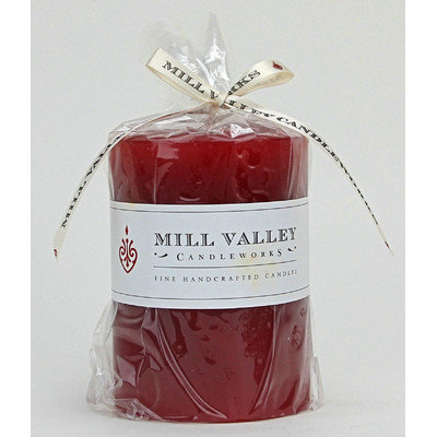 Mill Valley Candleworks Dusty Rose Scented Pillar Candle Size: 8