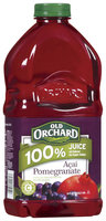 Old Orchard 100% Juice Acai Pomegranate Juice 64 Oz Plastic Bottle