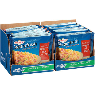 Birds Eye® Steamfresh® Chef's Favorites Southwestern Style Rice with Corn, Peppers & Onion 12 ct Display