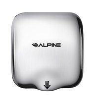 Alpine Industries Hemlock High Speed Commercial 110 Volt Hand Dryer in Chrome