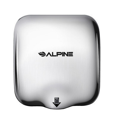 Alpine Industries Hemlock High Speed Commercial 110 Volt Hand Dryer in Chrome