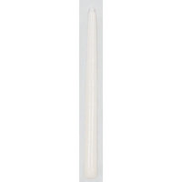 Oddity, Inc. Oddity 51201 White 12 in. Unscented Taper Candle - Pack of - 2