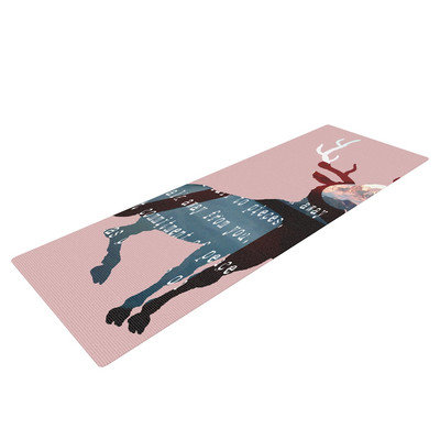 Kess Inhouse Oh Deer by Suzanne Carter Yoga Mat