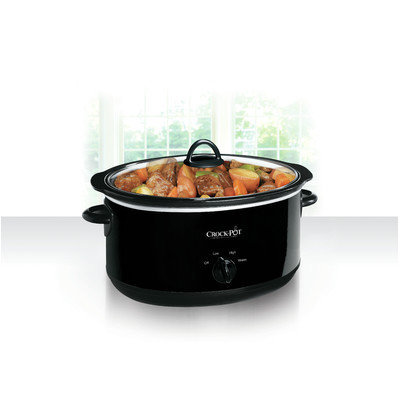 Crock-pot 8-Quart Manual Slow Cooker Color: Black