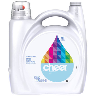 Cheer 2X Ultra Free & Gentle Liquid Laundry Detergent 150 fl. oz. Bottle