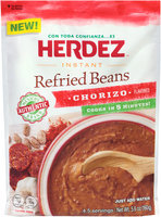 Herdez™ Instant Chorizo Flavored Refried Beans 5.6 oz. Pouch