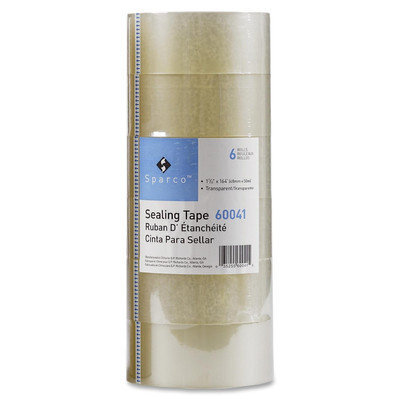 Sparco SPR60041 Heavyweight Package Sealing Tape Pack of 6